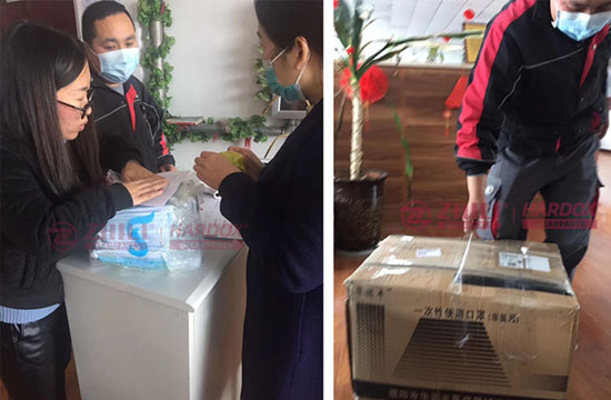 ZHILI sent thousands of medical masks to friends in need.