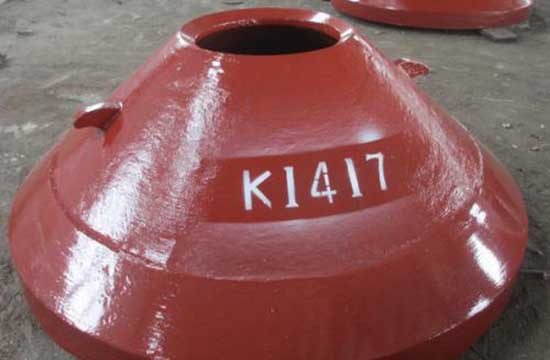 Custom-made concave cone crusher for each client.