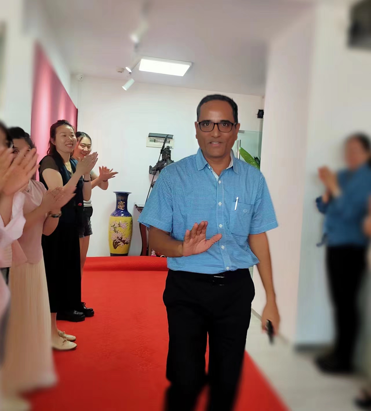 Customer visit from Tanzania