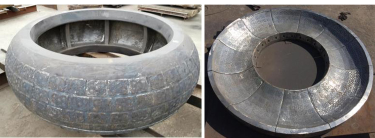 Ceramic compound grinding rollers and discs