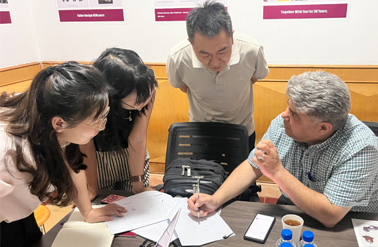 We warmly welcome Iranian customers to visit our factory for negotiations.