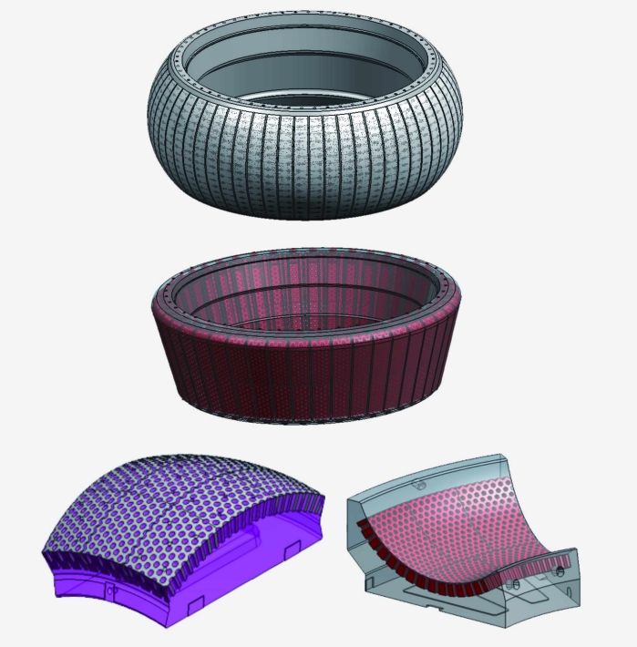 vertical mill/grinding table lining