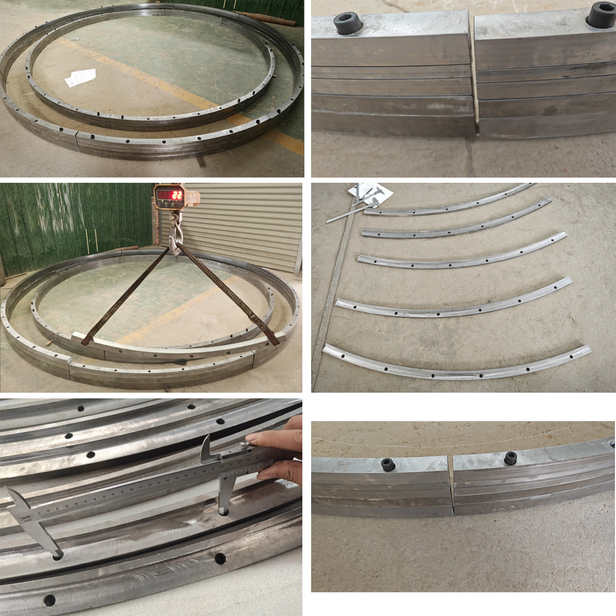 Retaining ring used for grinding table